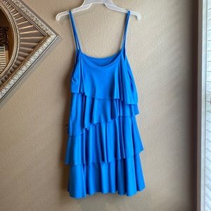4 layer dress, spaghetti strap.